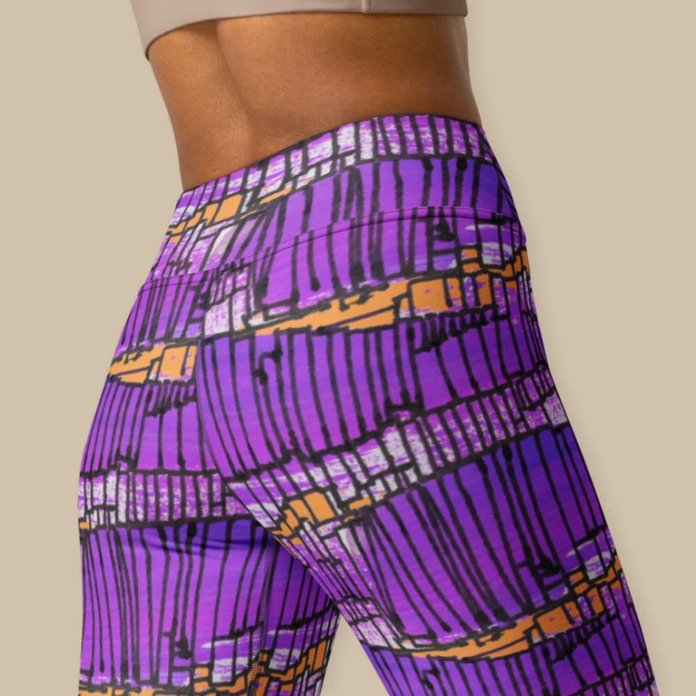 Violet Frequency High Waisted Leggings
