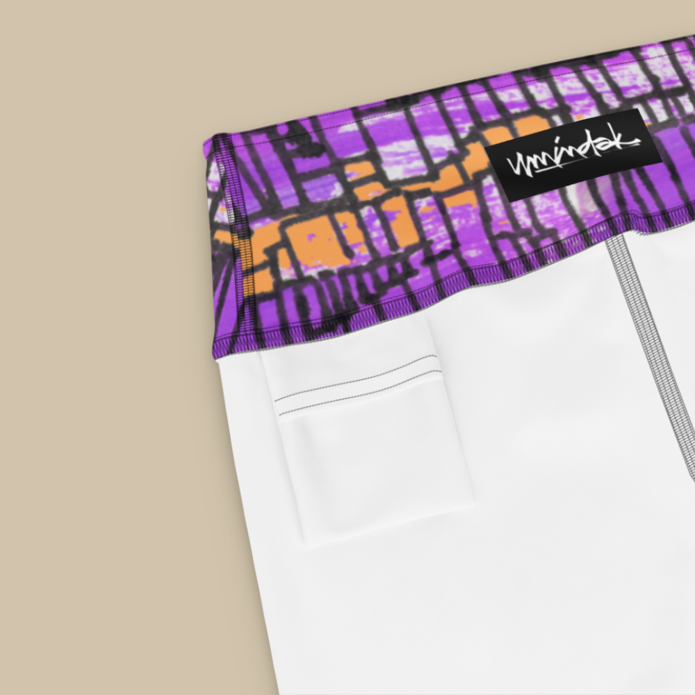 Violet Frequency High Waisted Leggings