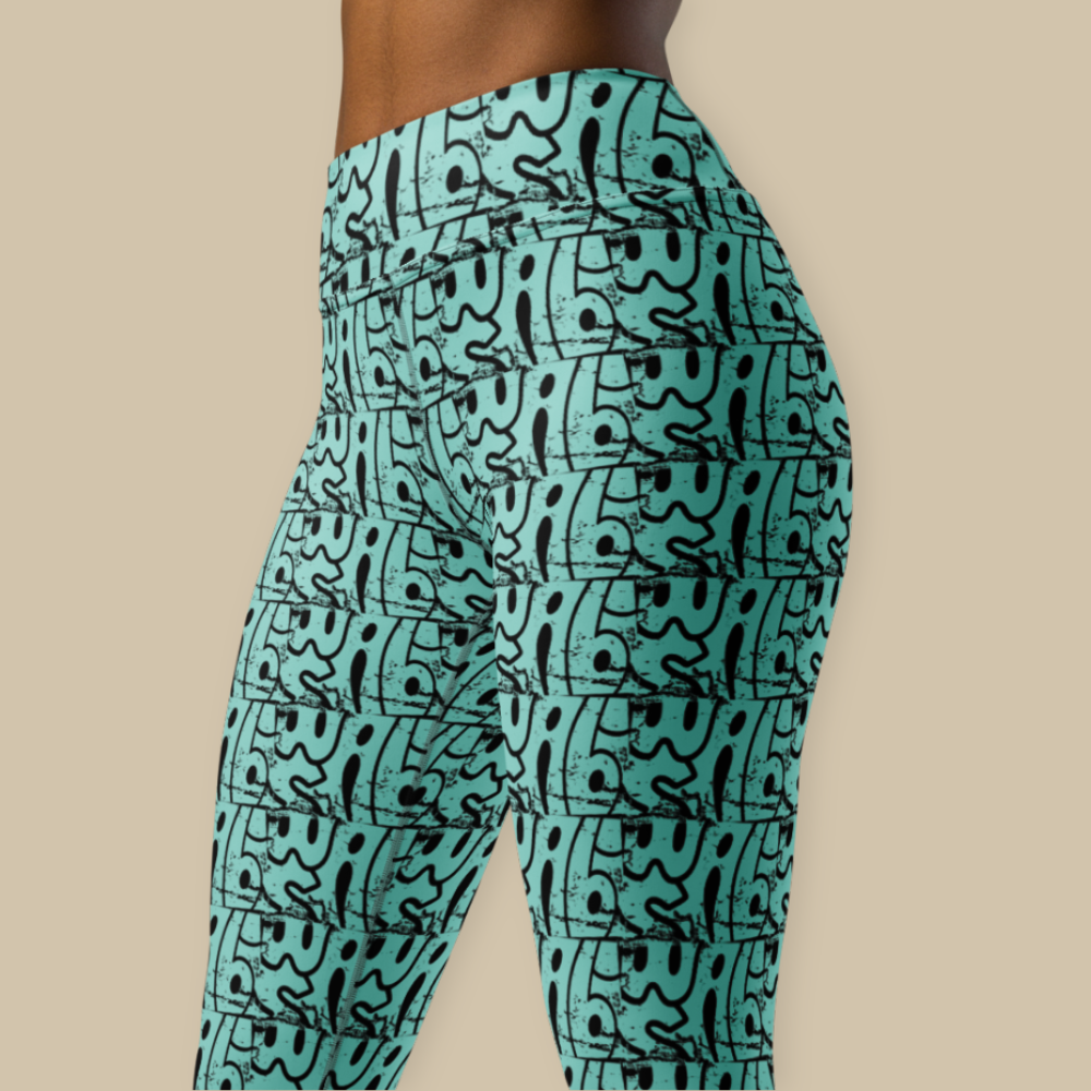 Wabi-Sabi Mint High Waisted Leggings
