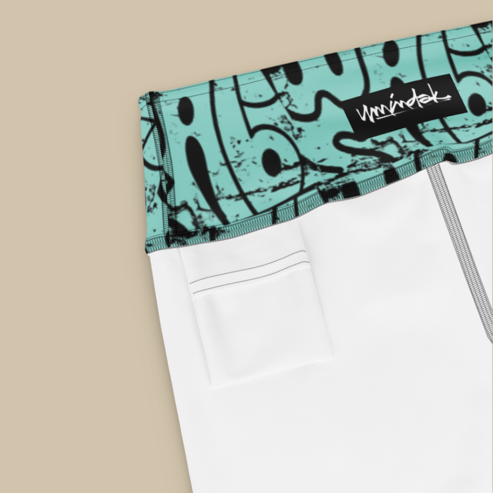 Wabi-Sabi Mint High Waisted Leggings