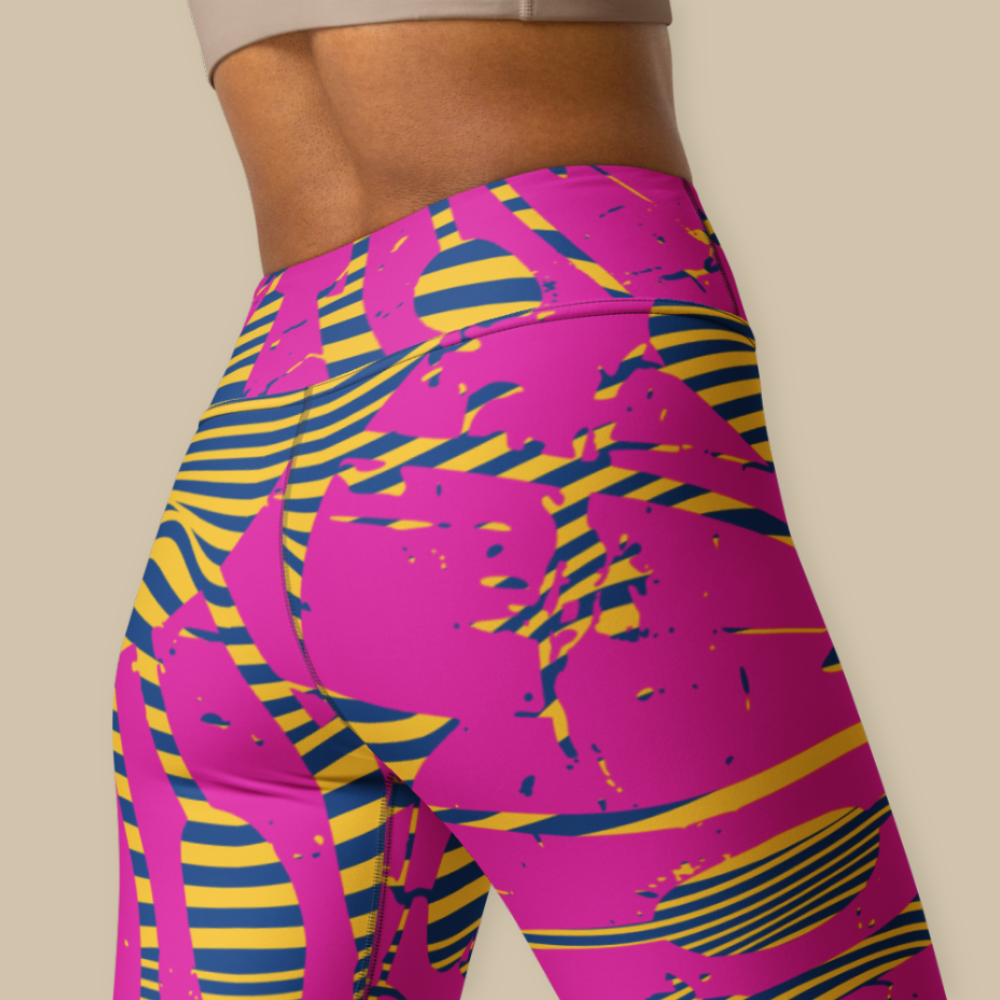 Electric Tangle High Waisted Leggings
