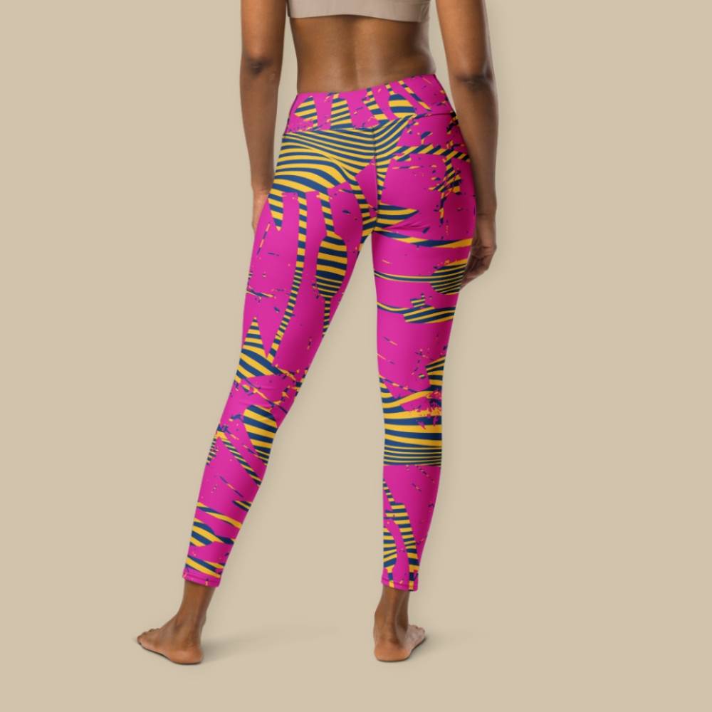 Electric Tangle High Waisted Leggings