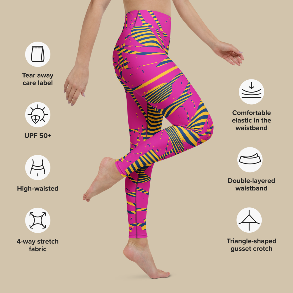 Electric Tangle High Waisted Leggings