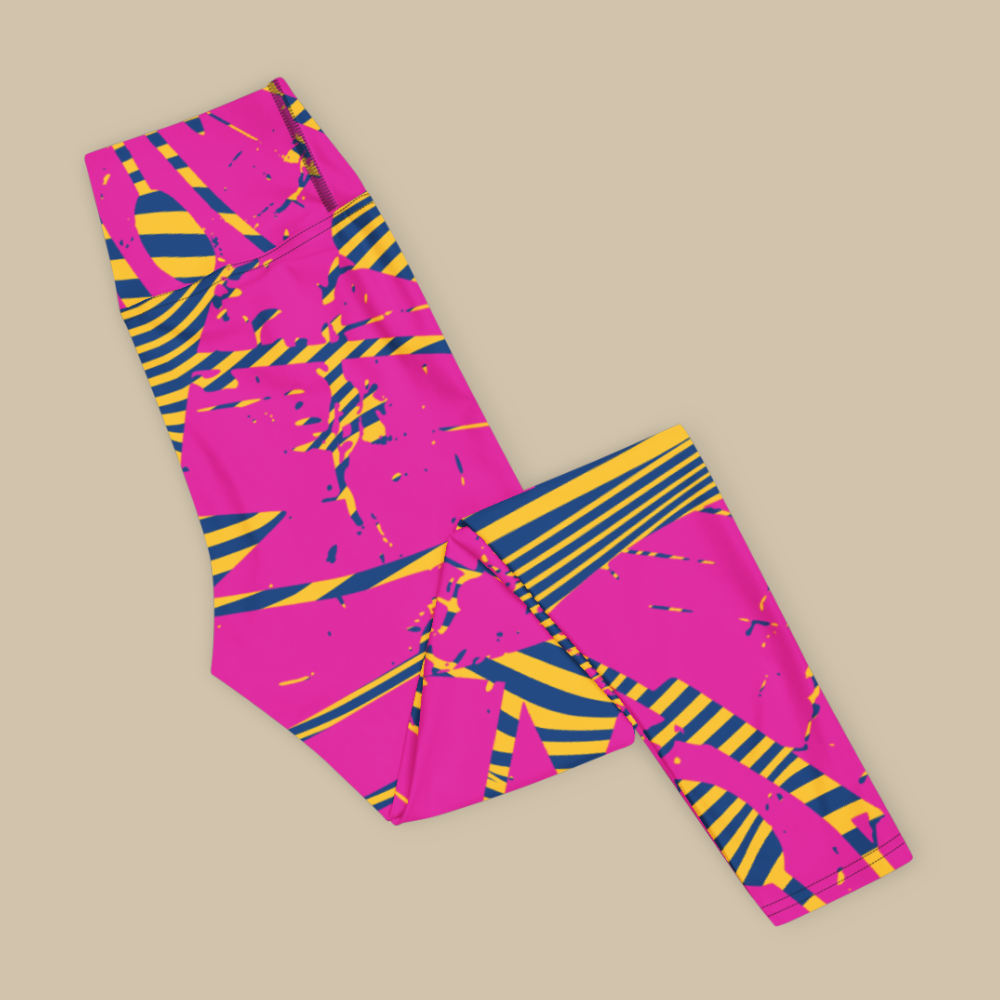 Electric Tangle High Waisted Leggings