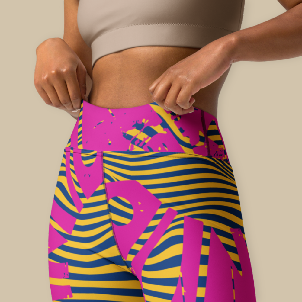 Electric Tangle High Waisted Leggings