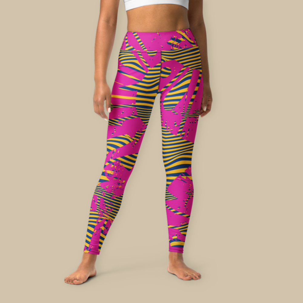 Electric Tangle High Waisted Leggings