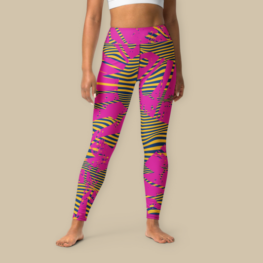 Electric Tangle High Waisted Leggings