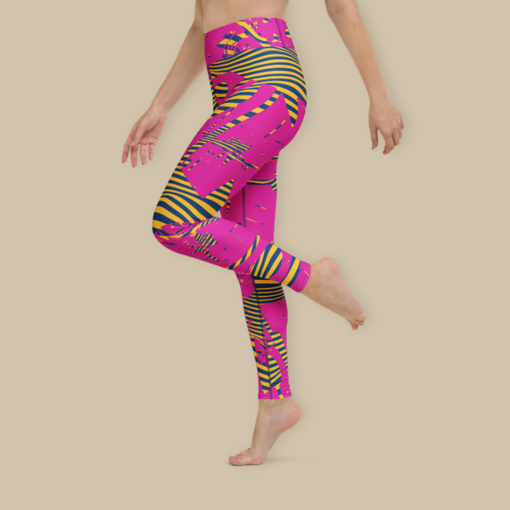 Electric Tangle High Waisted Leggings