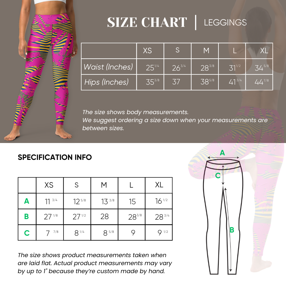 Electric Tangle High Waisted Leggings