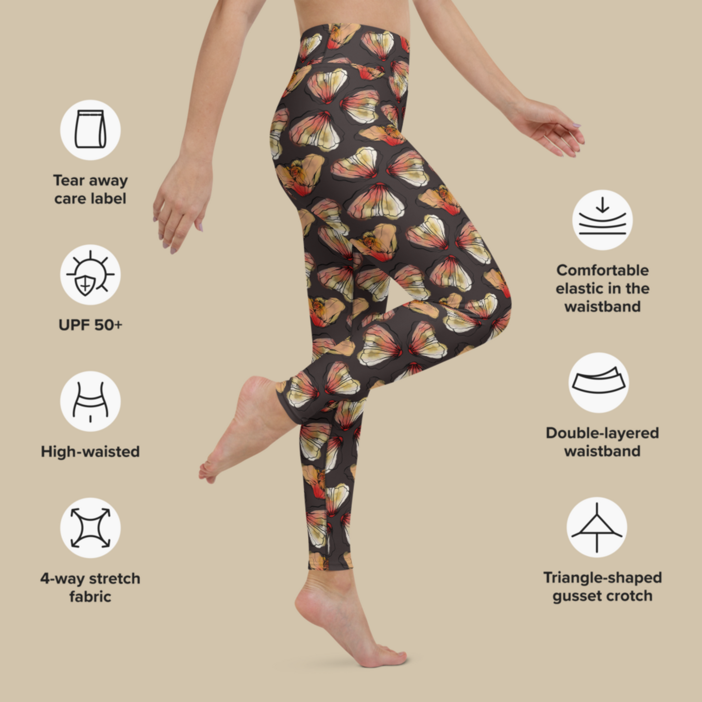 Lumina Repeat High Waisted Yoga Leggings