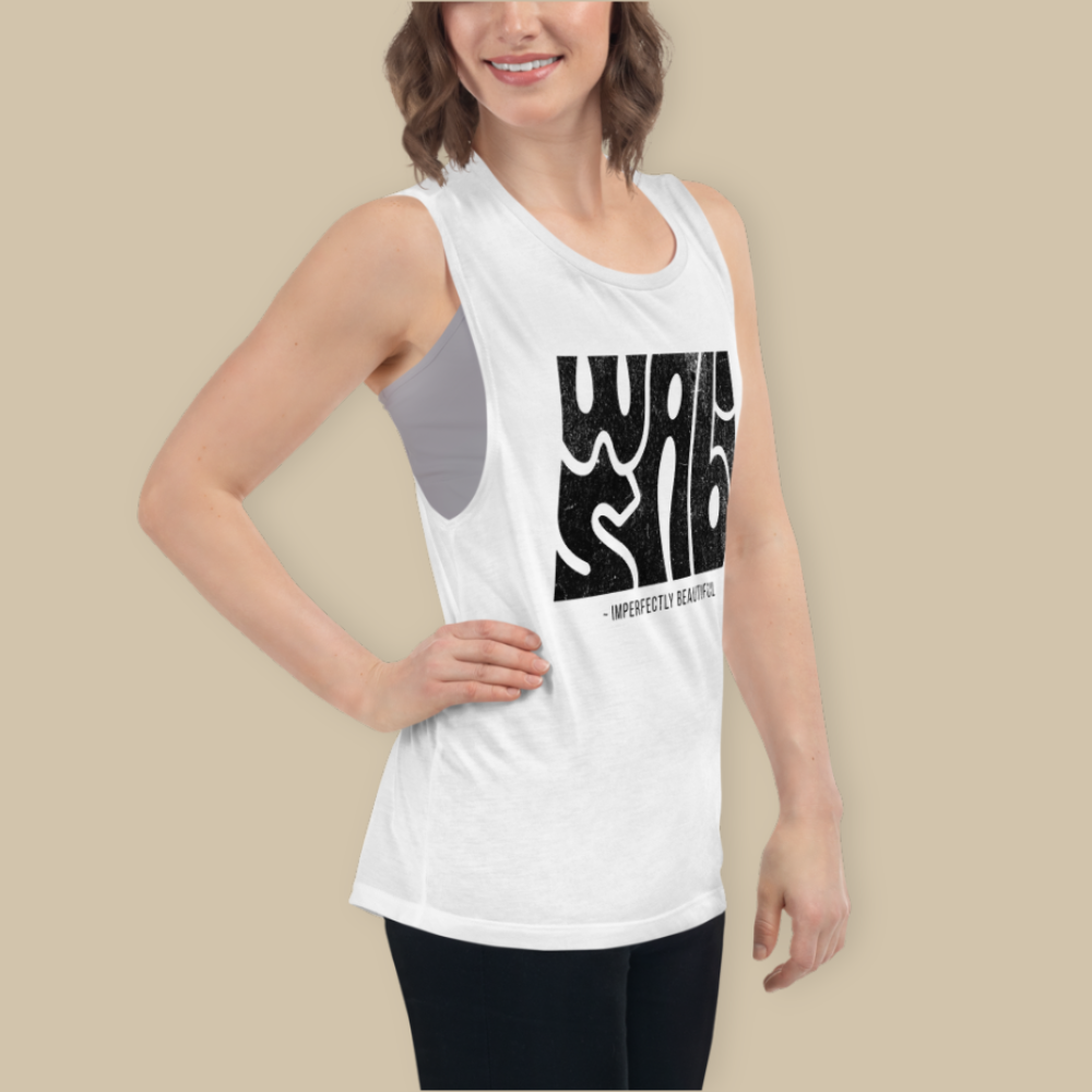 Wabi-Sabi Black Tank Top