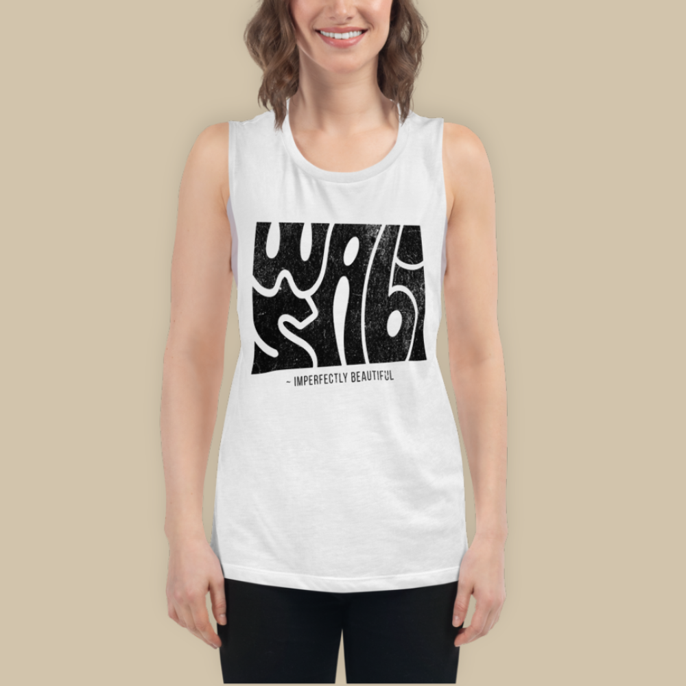 Wabi-Sabi Black Tank Top