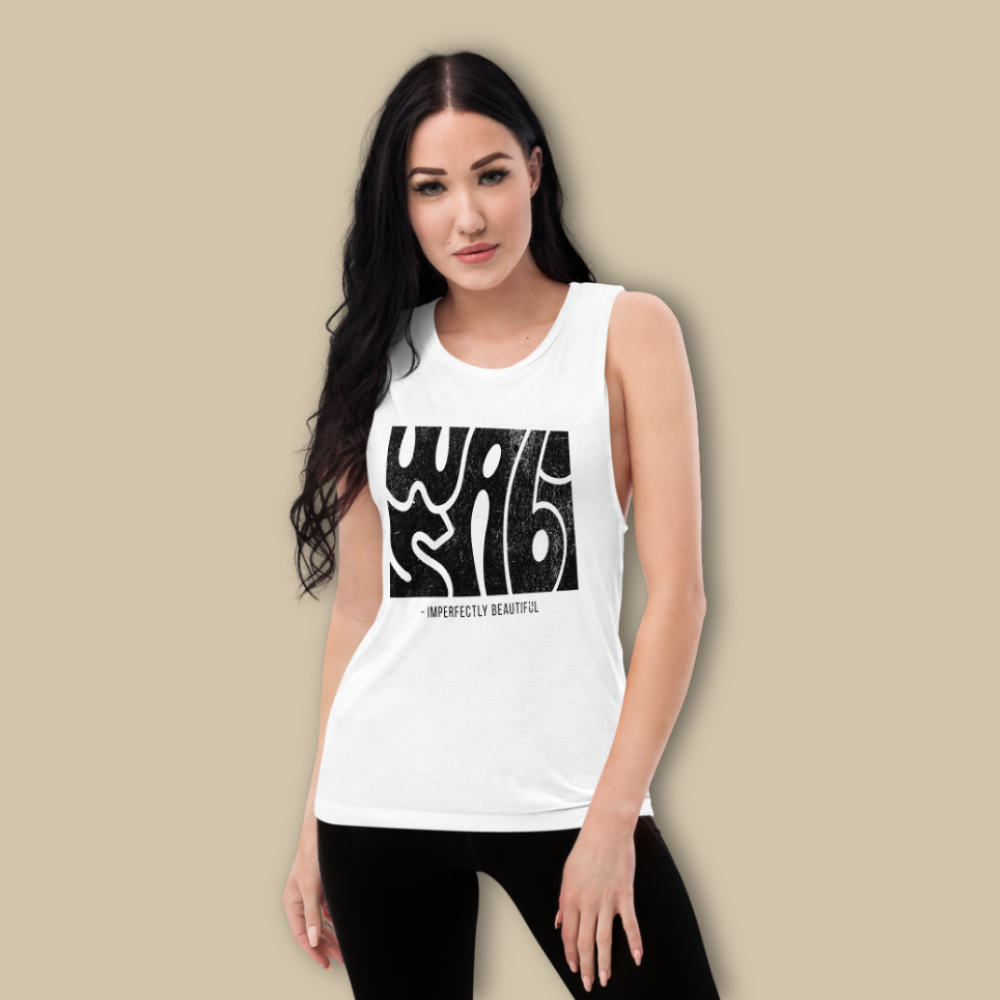 Wabi-Sabi Black Tank Top