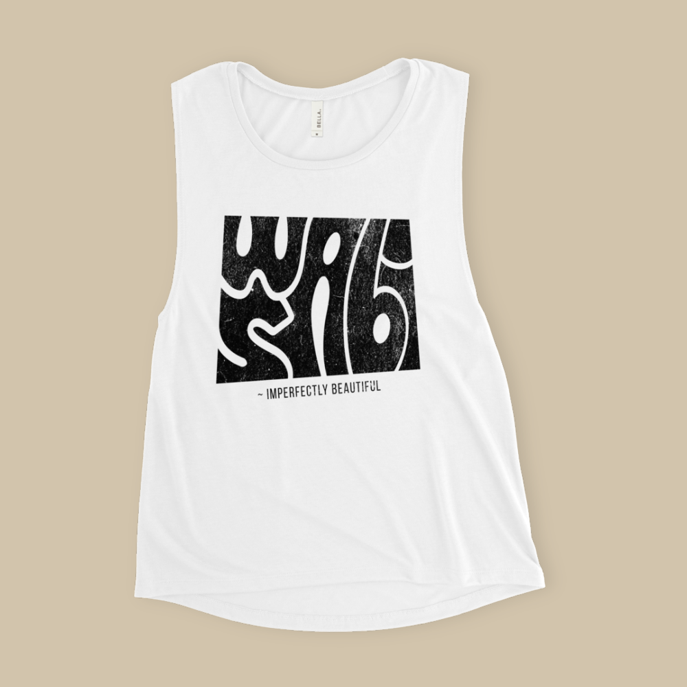 Wabi-Sabi Black Tank Top