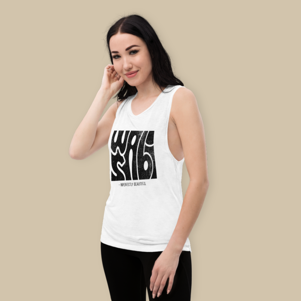 Wabi-Sabi Black Tank Top