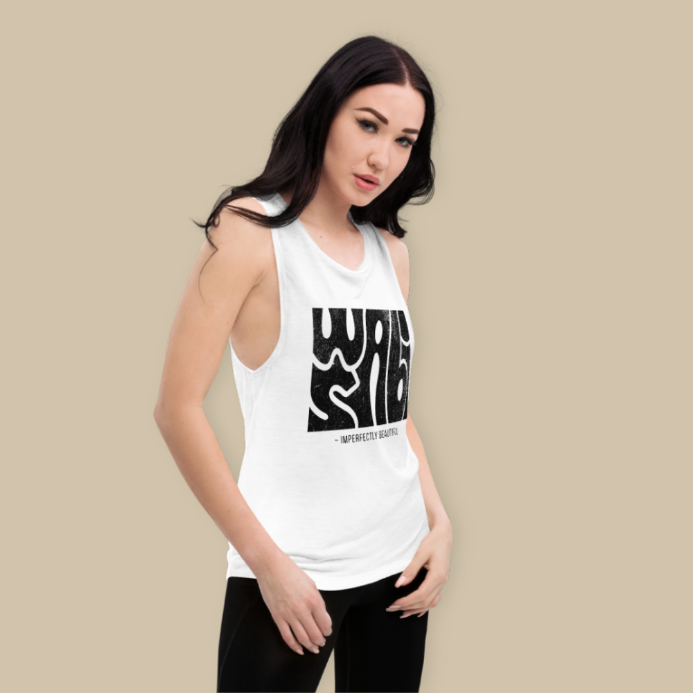 Wabi-Sabi Black Tank Top