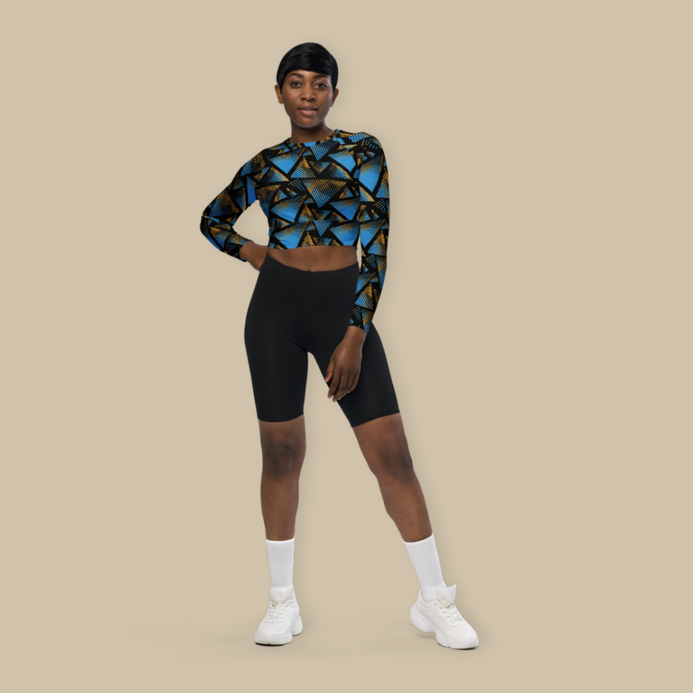 Prismtone Crop Rash Guard