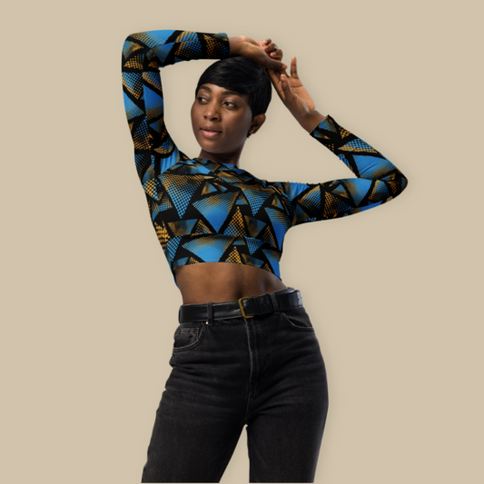 Prismtone Crop Rash Guard