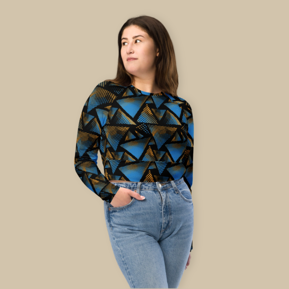 Prismtone Crop Rash Guard