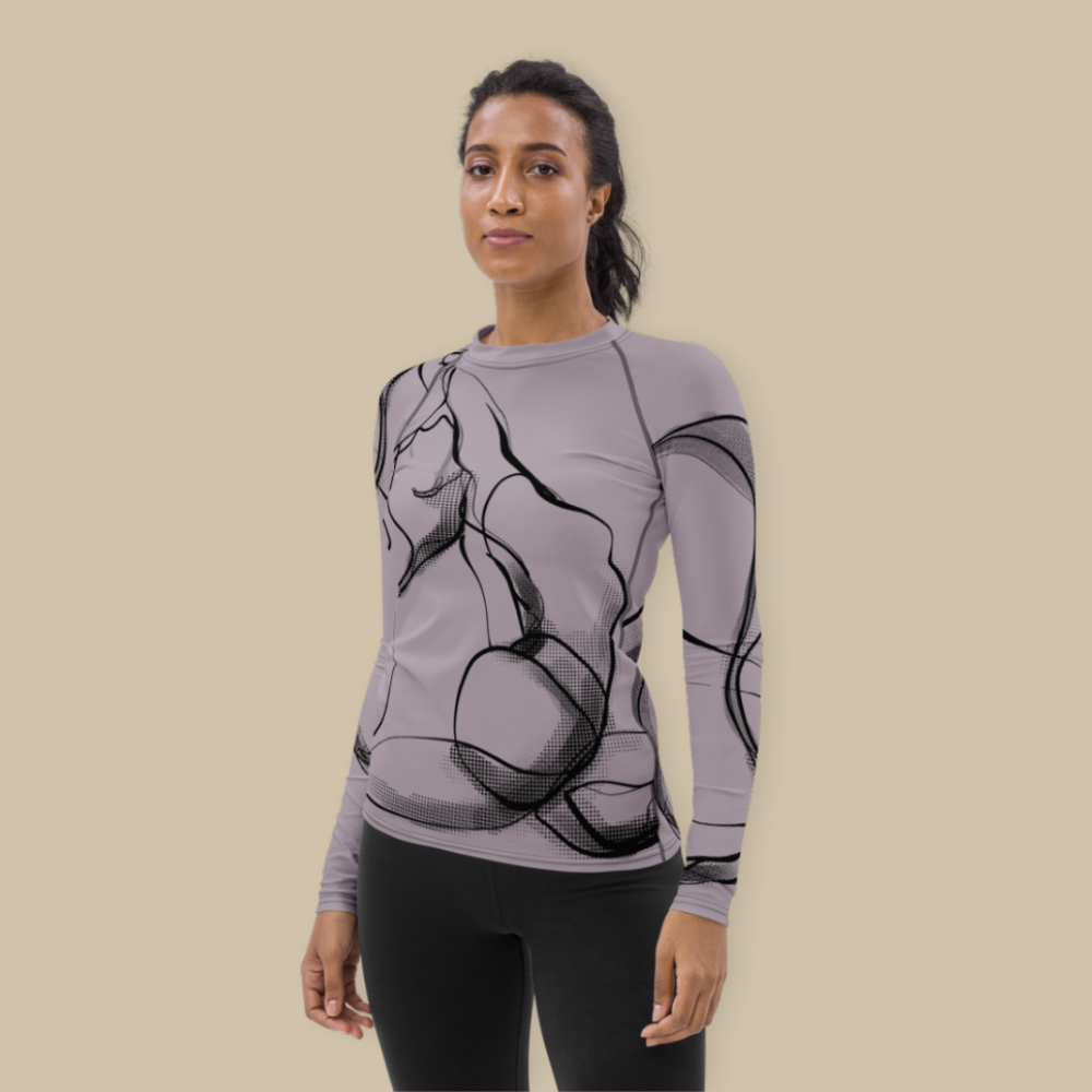 King Pigeon Lavender Rash Guard