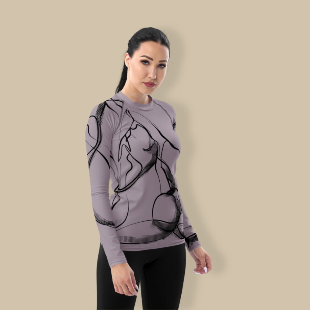 King Pigeon Lavender Rash Guard