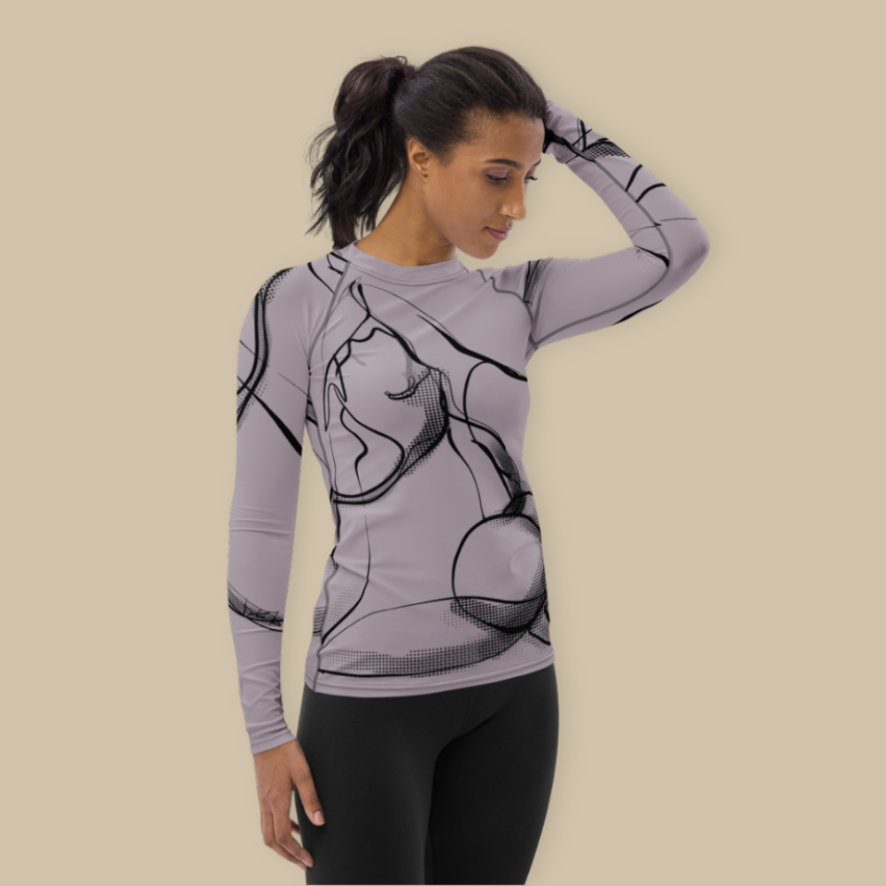 King Pigeon Lavender Rash Guard