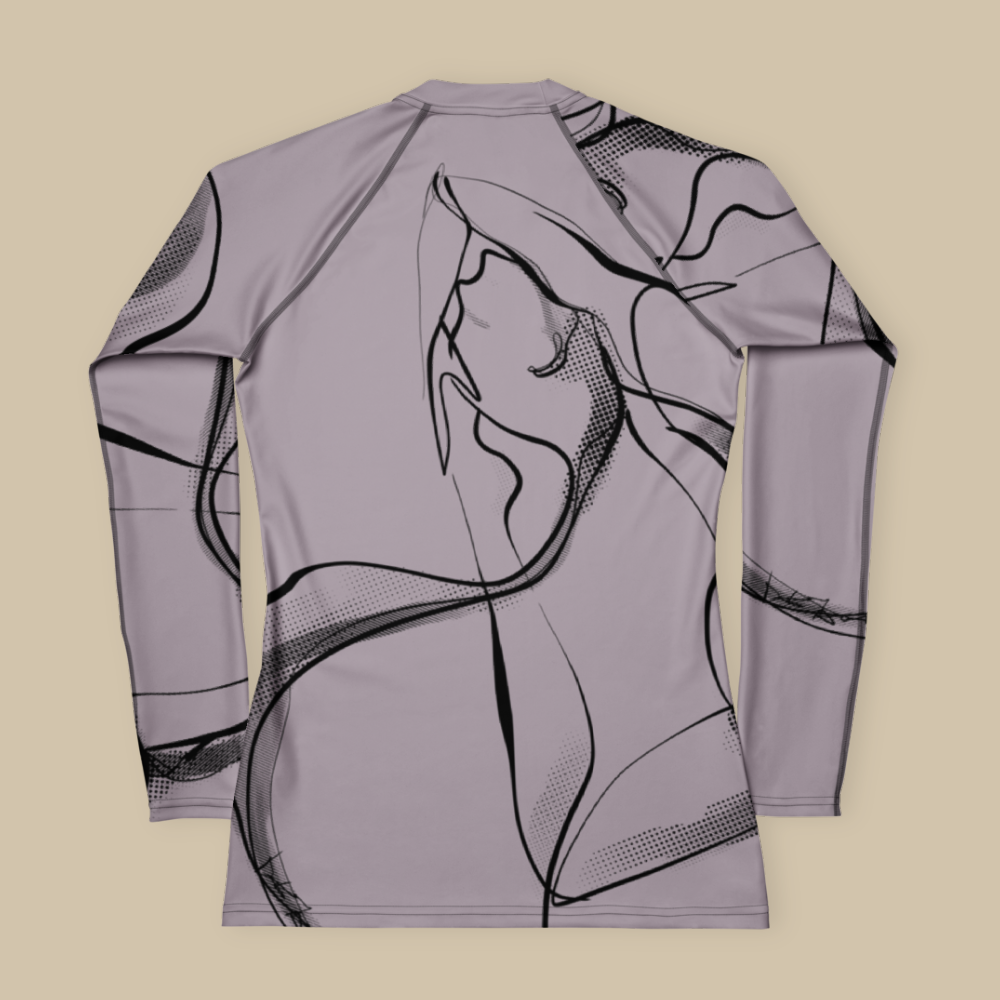 King Pigeon Lavender Rash Guard