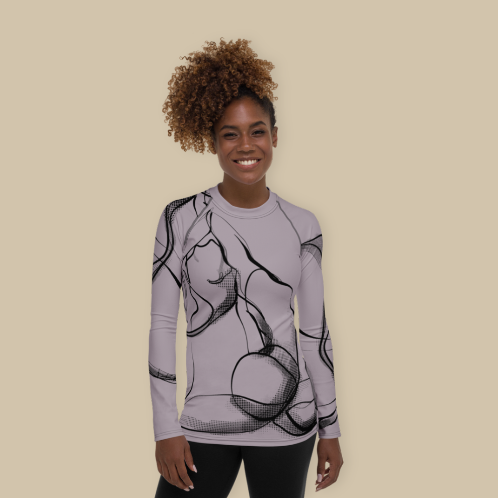 King Pigeon Lavender Rash Guard