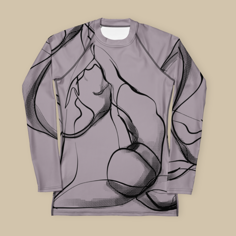 King Pigeon Lavender Rash Guard