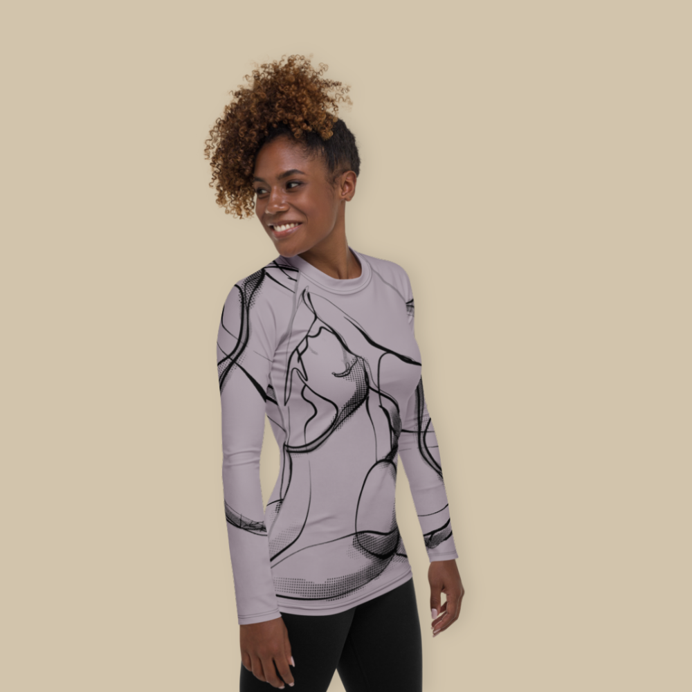 King Pigeon Lavender Rash Guard