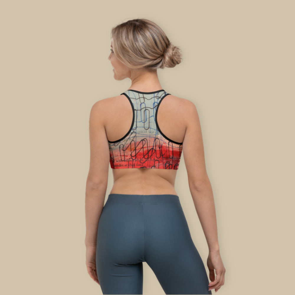 Paper Clips Sports Bra