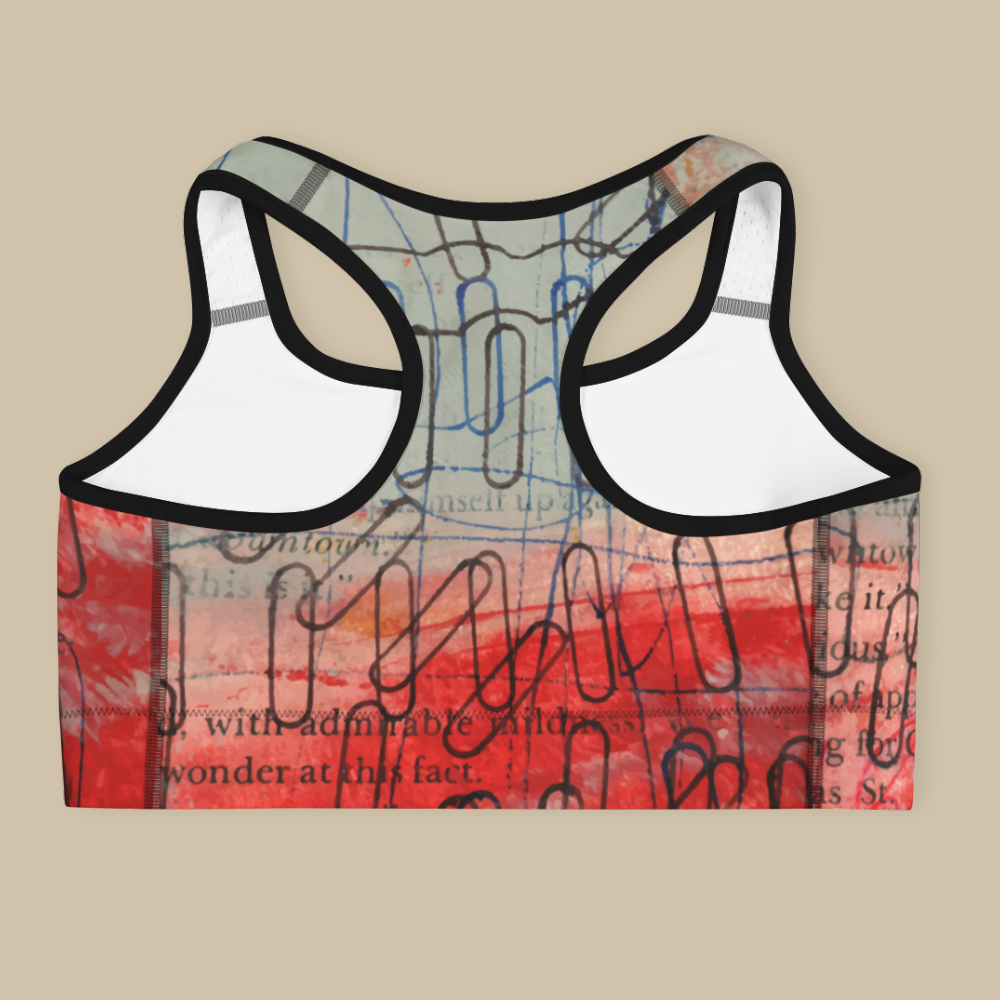 Paper Clips Sports Bra