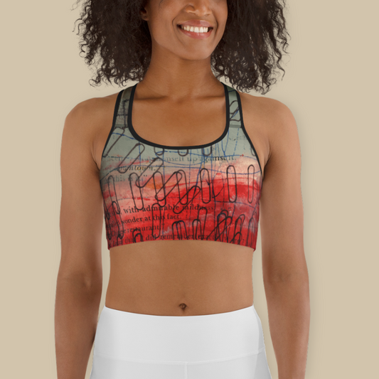 Paper Clips Sports Bra