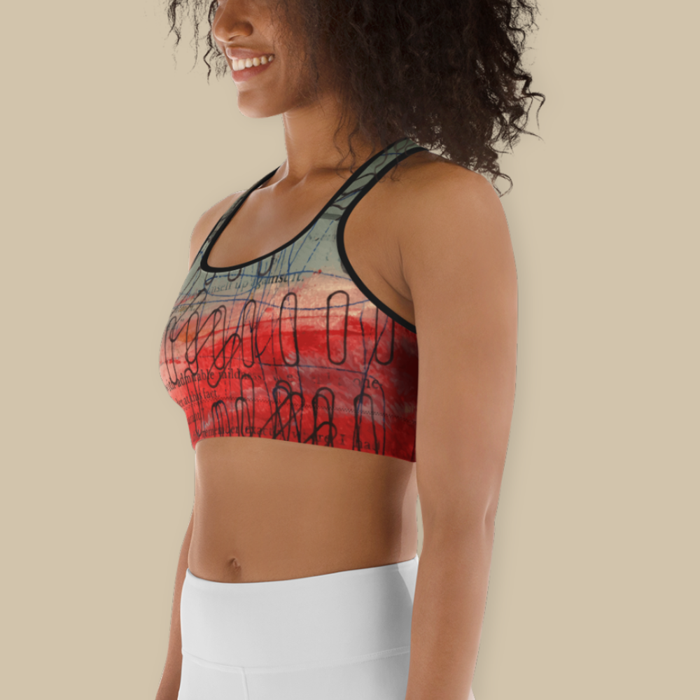 Paper Clips Sports Bra