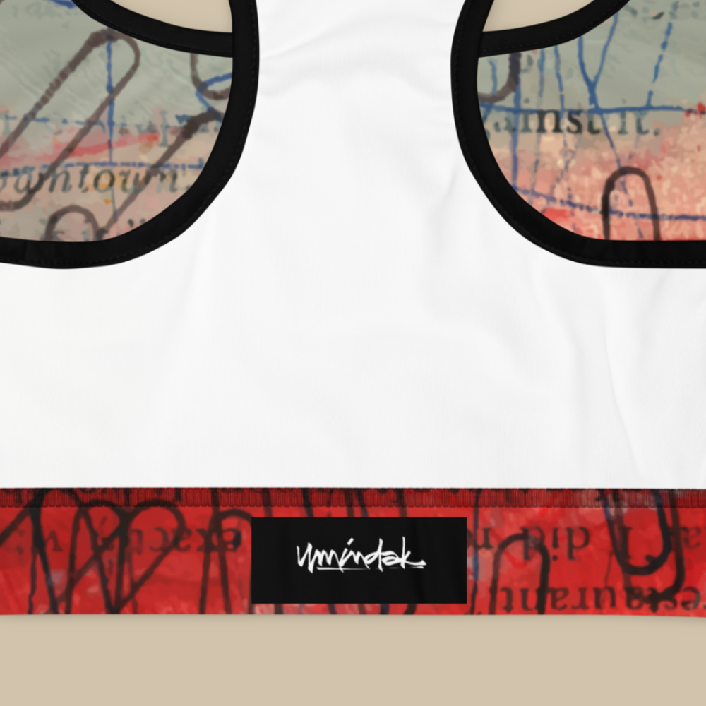 Paper Clips Sports Bra