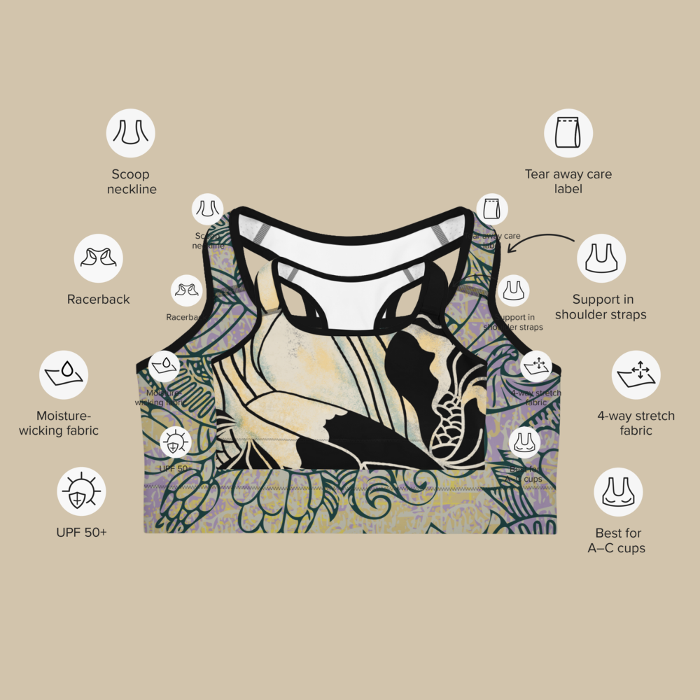 Worthy Black Sports Bra