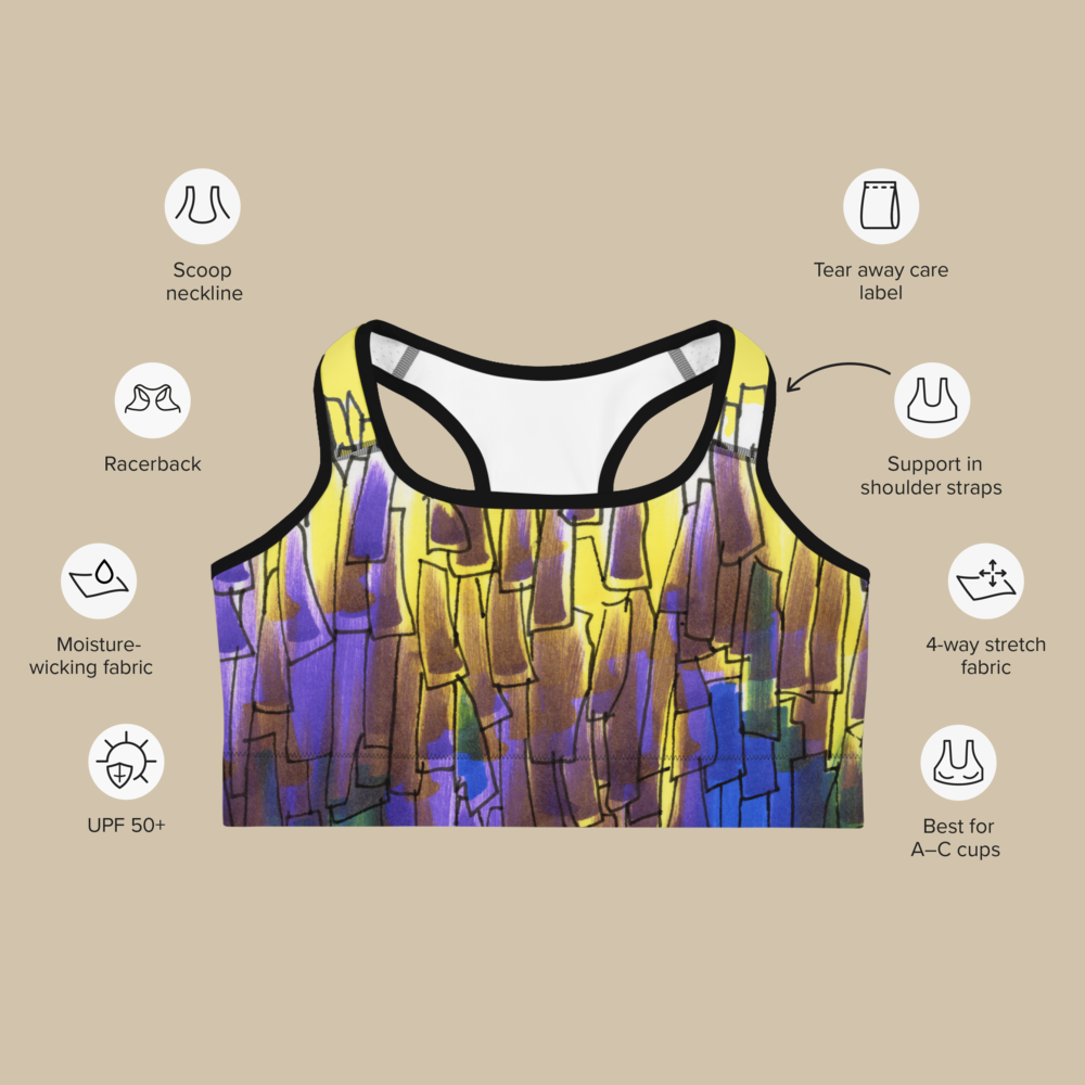 Radiant Block Sports Bra