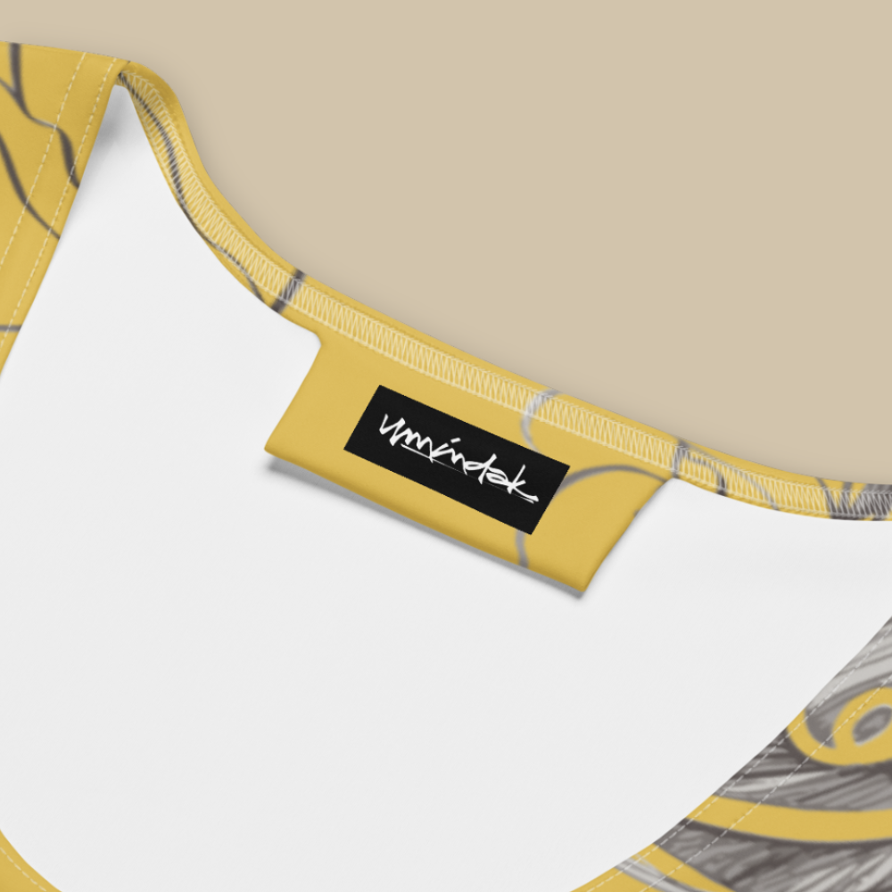 Sukha Yellow Crop Tank Top