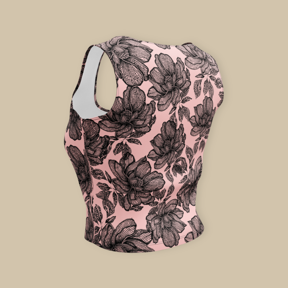 Lirata Pink Crop Top