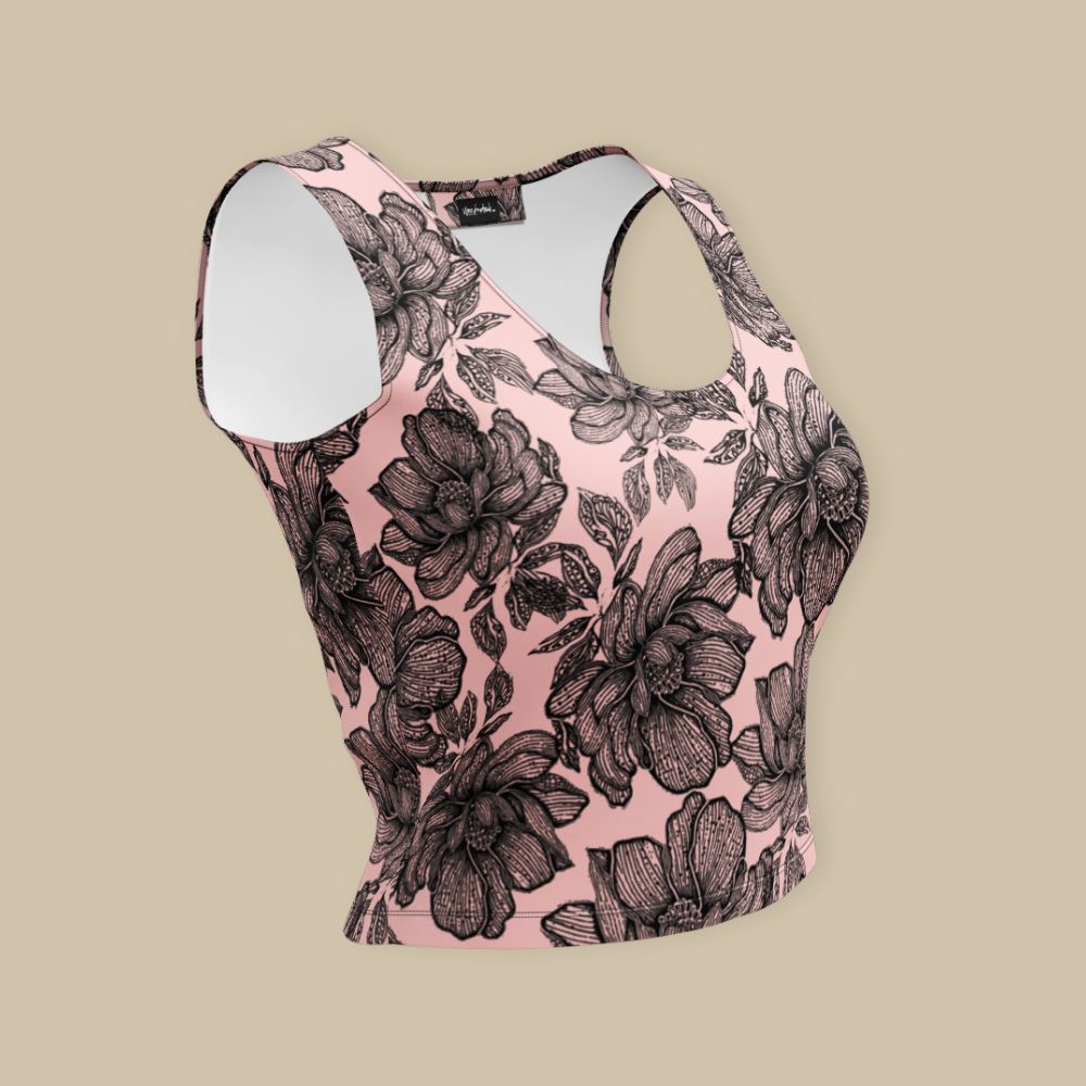 Lirata Pink Crop Top