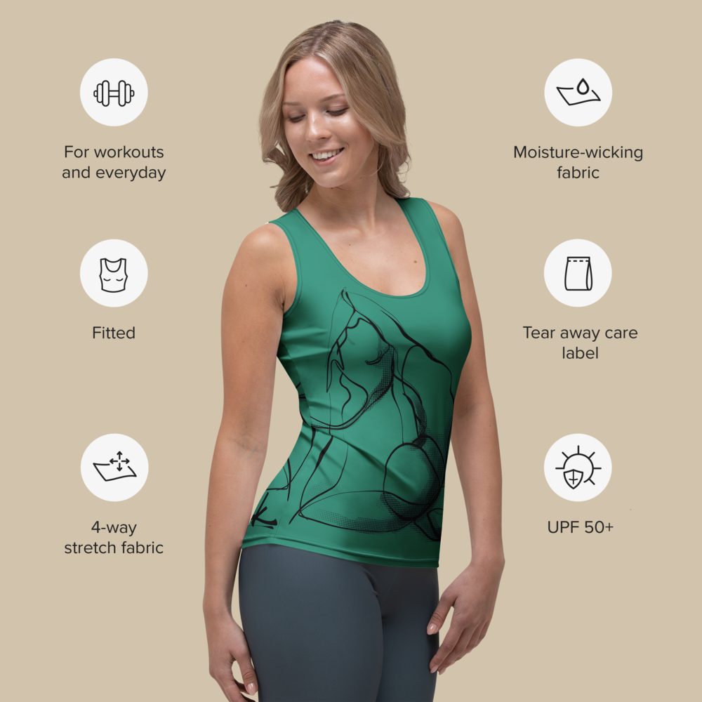 King Pigeon Emerald Tank Top