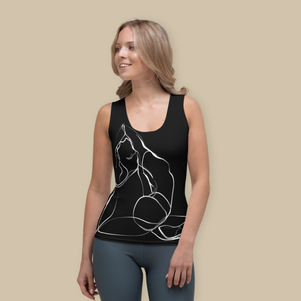 King Pigeon Black Tank Top