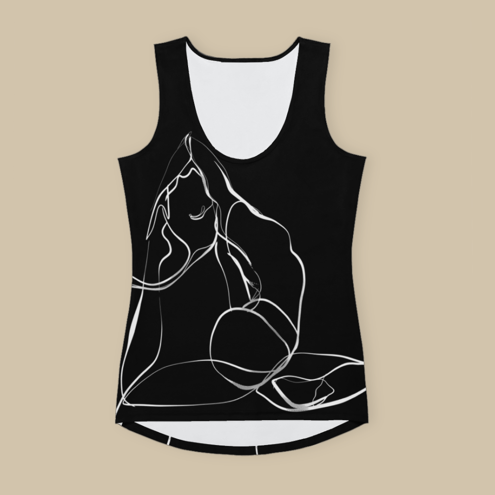 King Pigeon Black Tank Top