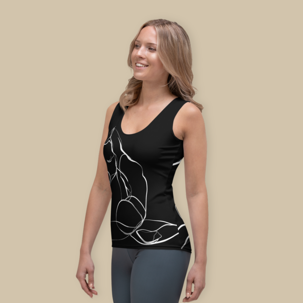 King Pigeon Black Tank Top