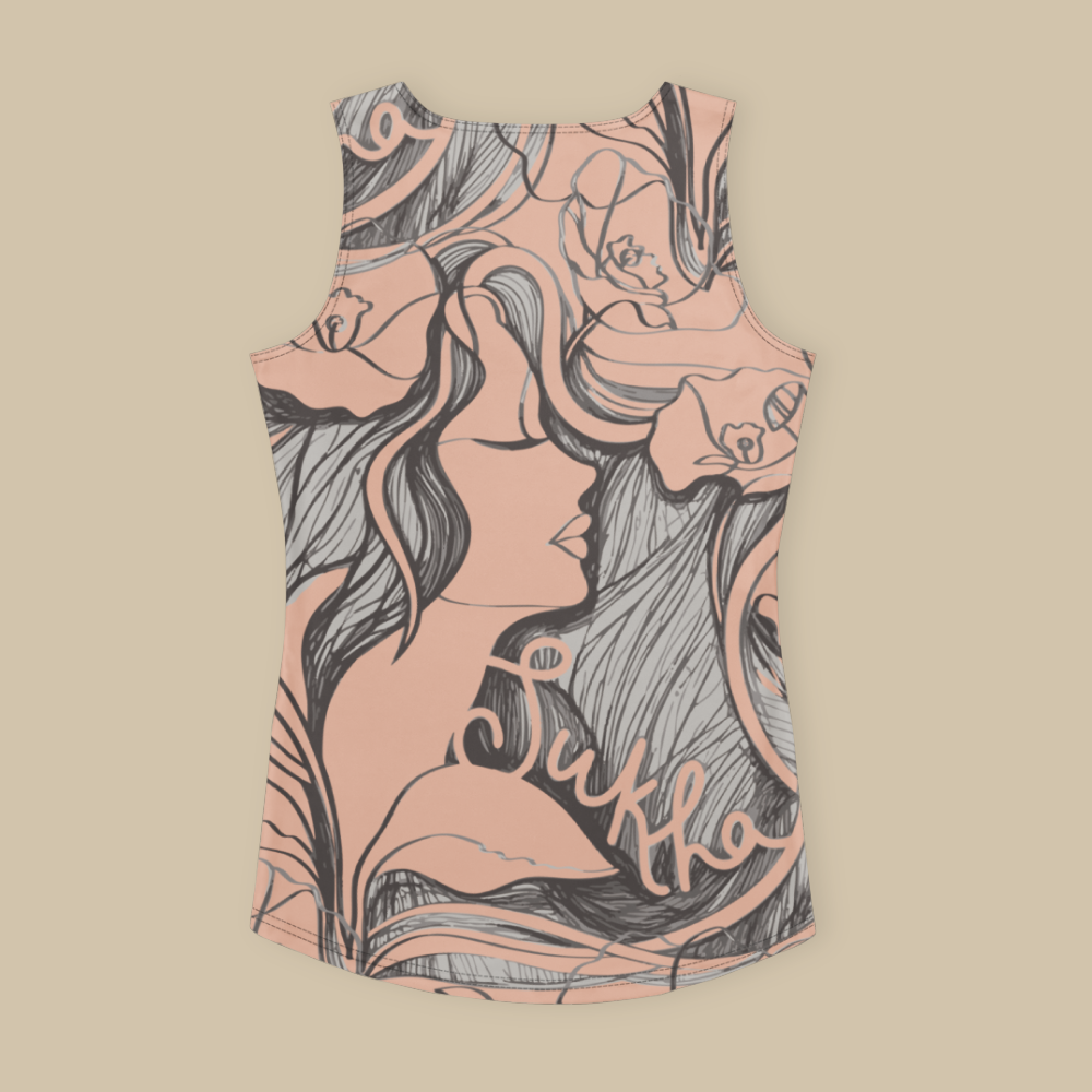 Sukha Salmon Tank Top