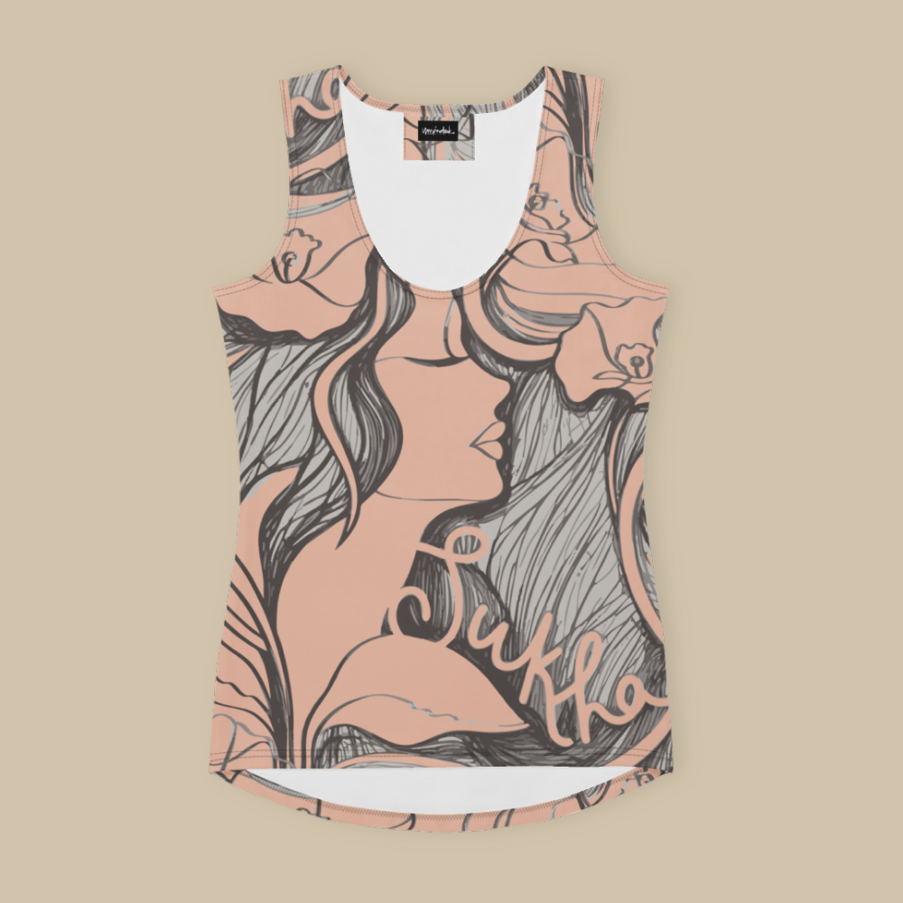 Sukha Salmon Tank Top