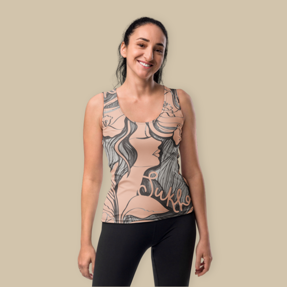 Sukha Salmon Tank Top