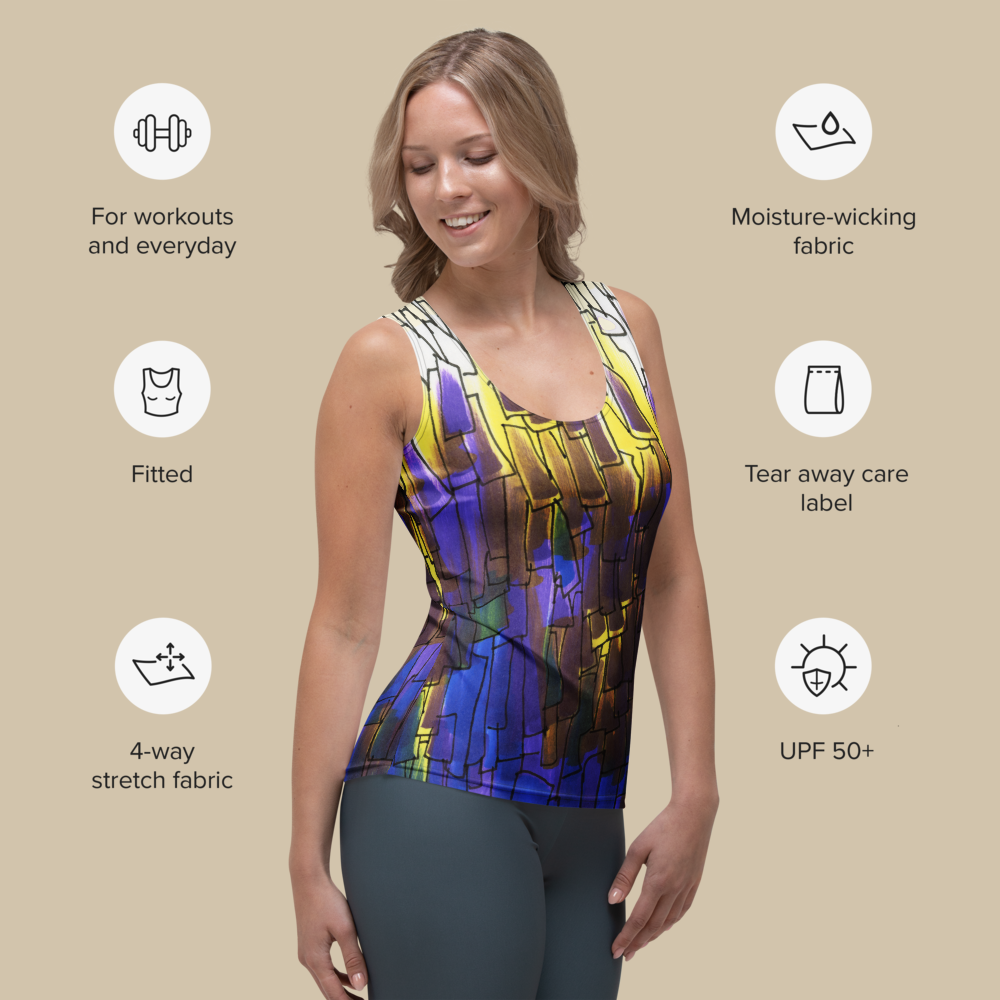 Radiant Block Tank Top