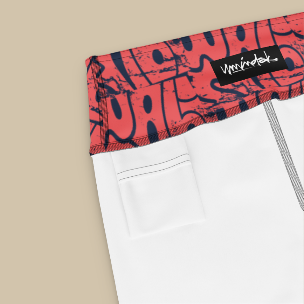 Wabi Sabi Coral Yoga Shorts